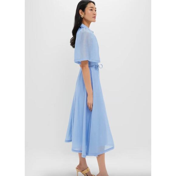 Hyacinth House Powder Blue Cindy Midi Dress Sz S - Picture 3 of 8